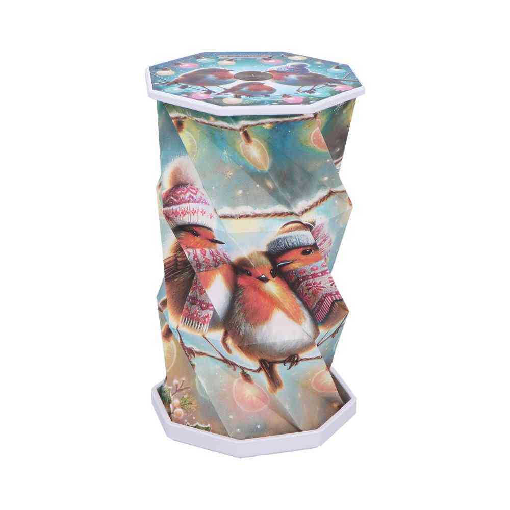 Nemesis Now - Winter Robins Foldable Table lamp - Multicolours